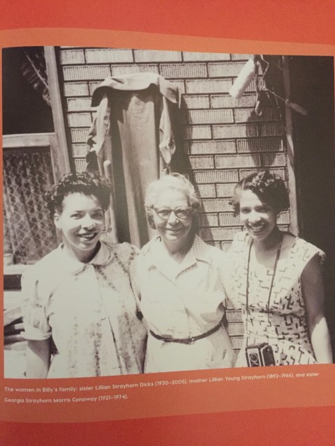 From left, sister Lillian Strayhorn Dicks, mother Lillian Strayhorn, and sister Georgia Strayhorn Morris Conaway.